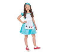 Alice Costume Ragazze Libro Giorno Libro di Racconti Vestito Bambini Età 3-13