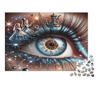 Alice Eye Wonder Puzzles 1000 Pezzi Carta riciclata per adulti Puzzle per adulti Impossibile difficile stimolante Attività divertente per casa 38x26cm/1000pcs