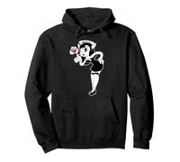 Alice Gothic Angelo che soffia baci gotico angelo Felpa con Cappuccio