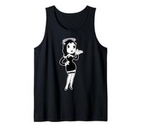 Alice gotico angelo vintage cartone animato blackwork Canotta