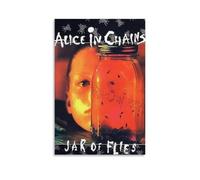 Alice in Chains, copertina per album, con copertina anti schizzi, poster artistici per soggiorno e camera da letto, dipinti da appendere adatti per molteplici scenari, non c'è bisogno di perforare