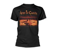 Alice in Chains T Shirt Dirt Tracklist Band Logo Nuovo Ufficiale Uomo Nero Size M