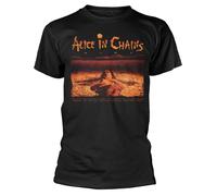 Alice in Chains T Shirt Dirt Tracklist Band Logo Nuovo Ufficiale Uomo Nero Size M