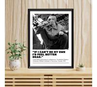 Alice in Chains - Quadro stampa poster con cornice 40x30 - Vintage Rock Music