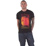 Alice in Chains T Shirt Rooster Band Logo Nuovo Ufficiale Uomo Nero Size S