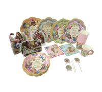 Alice IN Meravigliosa Festa Forniture Set Ideale Per Pazzo Cappellaio Tè Piatti