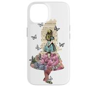 Alice In Wonderland Magical Garden - Vintage Book Custodia per iPhone 14