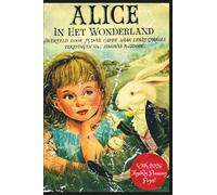 'Alice in Wonderland' Mini Pocket Notebook; A6 (4x6"); White Watermarked Paper (Faded Roses Print); Cover Style 2: 100 Pages with BONUS 2026 Monthly Planner!