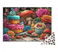 Alice in Wonderland Puzzle Per Adulti 1000 Pezzi Adulti E Ragazzi Tempo Libero Puzzle Molto Difficile Top Valutati Allenamento Della Concentrazione Cartone Premium 70x50cm/1000pcs