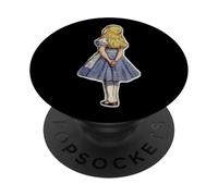Alice, Lewis Carroll, Cappellaio Matto, Paese delle Meraviglie, Tea Party PopSockets PopGrip Adesivo