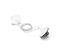 ALICE M S/G - SOSPENSIONE METALLO BIANCO OPACO PER VETRO ALICE V/G 1 LUCE ATTACCO E27