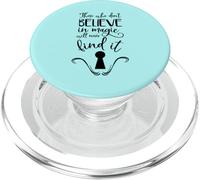 Alice nel Paese delle Meraviglie Believe in Magic Inspirational Saying PopSockets PopGrip per MagSafe
