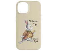 Alice nel Paese delle Meraviglie Coniglio Bianco Late The Hurrier I Go Custodia per iPhone 14