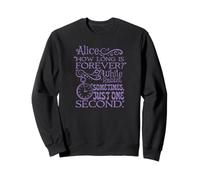 Alice nel paese delle meraviglie "How long is forever" (viola) Felpa