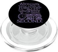 Alice nel paese delle meraviglie "How long is forever" (viola) PopSockets PopGrip per MagSafe