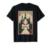 Alice nel paese delle meraviglie Red Queen of Hearts Carroll Illustrazione Maglietta