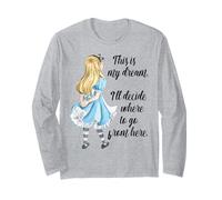 Alice nel Paese delle Meraviglie Top Inspirational This is My Dream Maglia a Manica