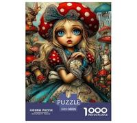 Alice nella terra dei funghi 1000 Pezzi Adulti Puzzle Familiare Decorazione Gioco Di Sfida Difficili Impossibili 38x26cm/1000pcs