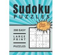 Alice Walsh 200 Large Print Easy Sudoku Puzzles (Tascabile)