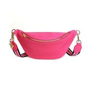 Alice Wheeler Bee Over Shoulder Banana Bag Crossover volo viaggio, Rosa acceso, Contemporane