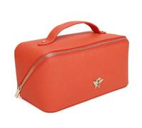 Alice Wheeler Bee Train case Beauty Concertina pieghevole organizer, Arancione, Beauty case pieghevole a forma di treno