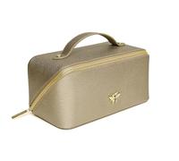 Alice Wheeler Bee Train case Beauty Concertina pieghevole organizer (bronzo), bronzo, Beauty case pieghevole a forma di treno