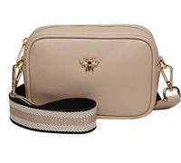 Alice Wheeler Borsa a Tracolla Mini in Pelle Vegana Bee, Pietra, One Size