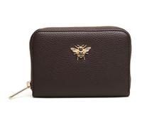 Alice Wheeler London Concertina - Portafoglio compatto con tasca portamonete con cerniera, scomparti per carte di credito e logo Honeybee - Elegante borsa per tutti i giorni - 14 x 10 x 2 cm