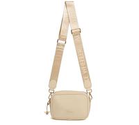 Alice Wheeler London Mini Soho - Borsa a tracolla da donna, compatta, con cerniera, con ciondolo a forma di ape dorata e cinturino di marca, avorio, Small
