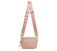 Alice Wheeler London Mini Soho - Borsa a tracolla da donna, compatta, con cerniera, con ciondolo a forma di ape dorata e cinturino di marca, rosa, Small