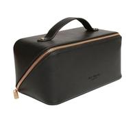 Alice Wheeler Vegan Nappa Train Case Beauty Concertina Fold Out Organizer, Nero , Taglia unica, Beauty case pieghevole a forma di treno