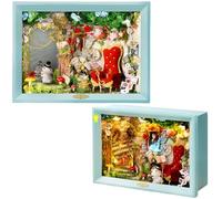 Alice's Dream Moment - Kit fai da te con cornice ornamentale a tema fiaba, scena barocca in miniatura, adatto per adulti