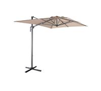 Alice's Garden Ombrellone rettangolare eccentrico, 3x2m Beige - 298x198x240 cm