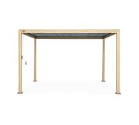 Alice's Garden - Pergola Bioclimatica Colore Legno - Trionfo - 300 x 400 cm