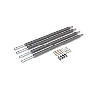 Alice's Garden - Set di 4 montanti inferiori per rete di sicurezza Trampoline da 305 a 490 cm, viti e dadi distanziatori e rondelle