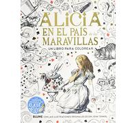Alicia en el País de las Maravillas: Un libro para colorear