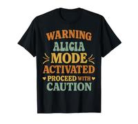 Alicia Personalized Women's Gift Custom Alicia Maglietta