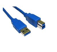 ALIDA SYSTEMS - Cavo USB 3.0 A maschio a maschio B da 1 m - 1 metro - Super Speed - USB 3.0 supporta velocità di trasferimento dati fino a 5 Gbps*