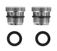 Alide Adattatore Per Rubinetto in Ottone Da 2 Pezzi M18,5 a M22, Connettore Maschio-maschio Per Aeratori, Filtri Per L'acqua E Accessori Per Rubinetti
