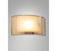 ALIDE APPLIQUE AMBRA IN VETRO 1 LUCE ATTACCO E27 IP20