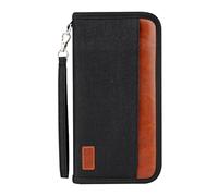 Alide Portapassaporto per famiglie, organizer per documenti di viaggio con protezione RFID per biglietti, carte, contanti, penna, chiavi, telefono, custodia per oggetti