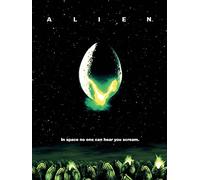 Alien 60 x 80 cm in Stampa Una Foglia Canvas