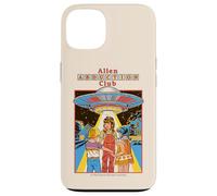 Alien Abduction Club UFO Retro Vintage Funny Adult Humor Custodia per iPhone 13