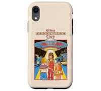 Alien Abduction Club UFO Retro Vintage Funny Adult Humor Custodia per iPhone XR