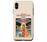 Alien Abduction Club UFO Retro Vintage Funny Adult Humor Custodia per iPhone XS Max