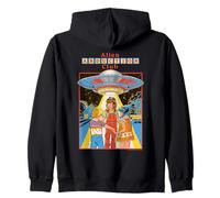 Alien Abduction Club UFO Retro Vintage Funny Adult Humor Felpa con Cappuccio