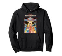 Alien Abduction Club UFO Retro Vintage Funny Adult Humor Felpa con Cappuccio