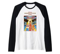 Alien Abduction Club UFO Retro Vintage Funny Adult Humor Maglia con Maniche Raglan