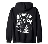 Alien ACID Vinyl DJ Tekno VS Techno? Frenchcore Rave Felpa con Cappuccio