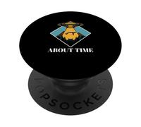 Alien Amante UFO Rapimento Extraterrestre Divertente A proposito Di Tempo PopSockets PopGrip Adesivo